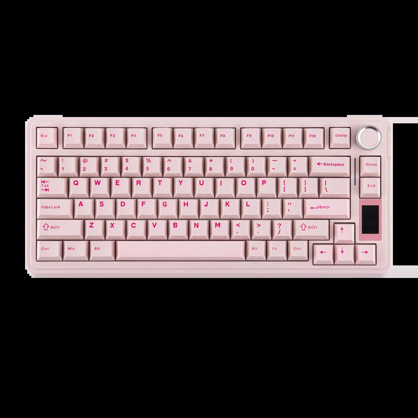EPOMAKER X AULA EA75 MAX 75% ANSI US Layout Hot-Swap Gasket Wired/Bt/2.4Ghz Wireless Mechanical Keyboard with Screen & Knob