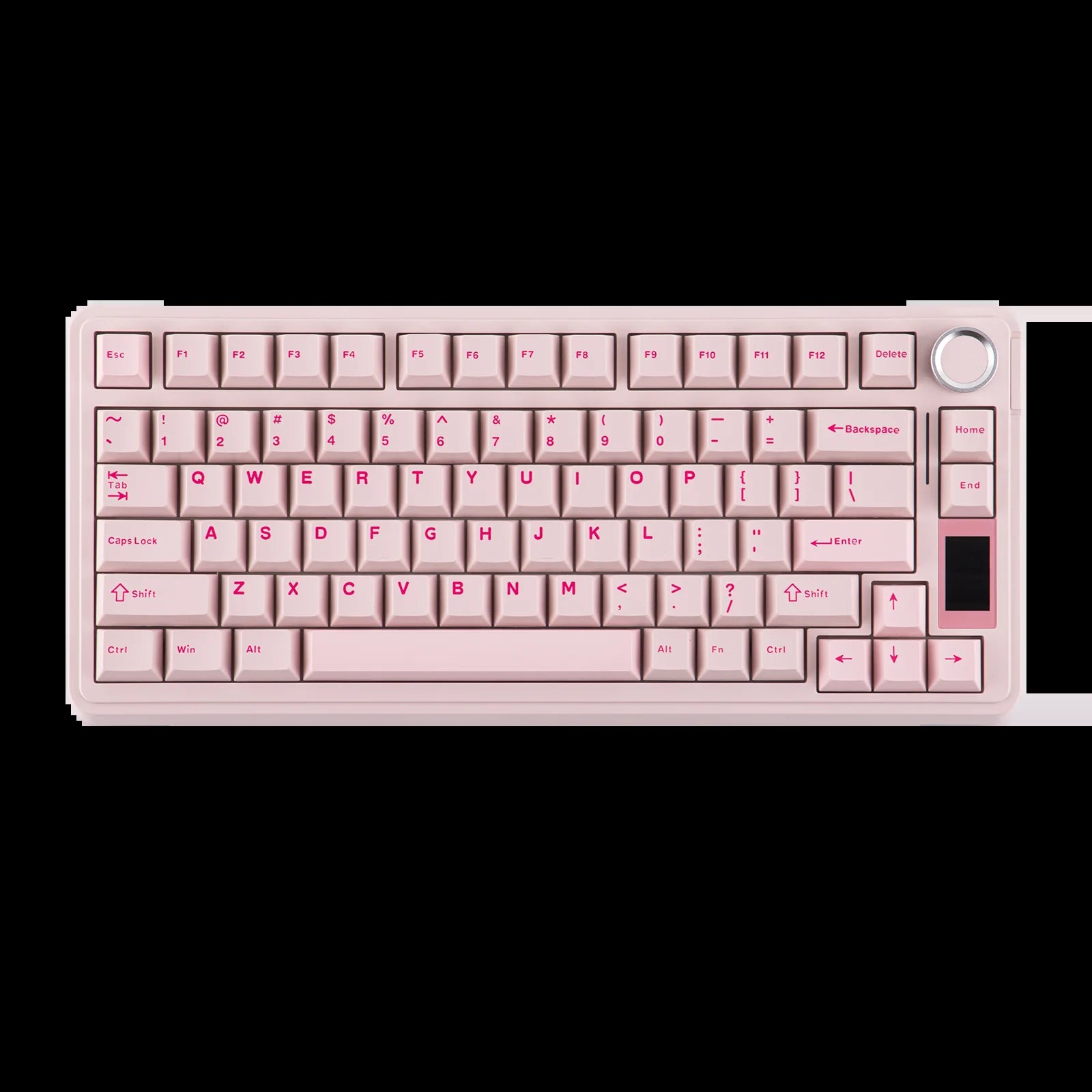 EPOMAKER X AULA EA75 MAX 75% ANSI US Layout Hot-Swap Gasket Wired/Bt/2.4Ghz Wireless Mechanical Keyboard with Screen & Knob